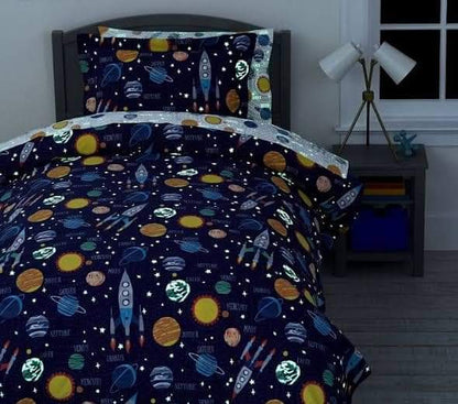 Solar System Glow in the Dark sheet